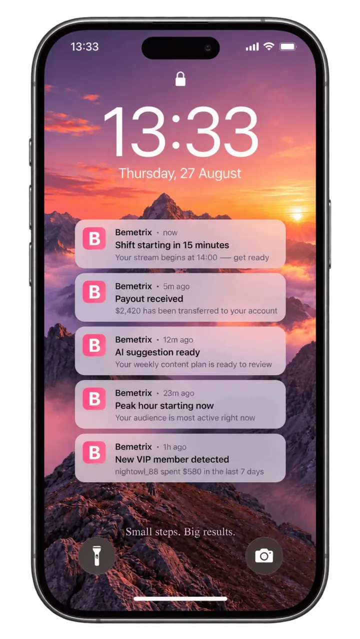 Never miss what matters